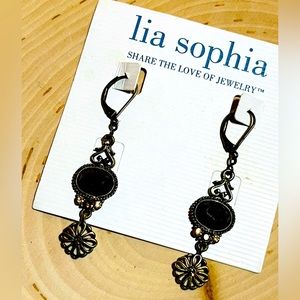 Lia Sophia goldtone earrings